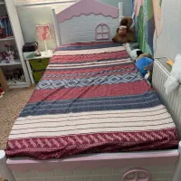 تخت خواب یکنفره کلبه