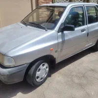 پراید نقره ای دوگانه فابریک ۸۷ شاسی پلمپ بدون رنگ