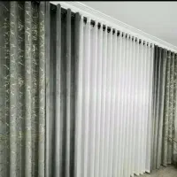 پرده مخمل و ساتن