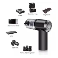 جت فن و جارو شارژی تفنگی