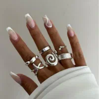 پک انگشتر آبکاری نقره|بدلیجات|اصفهان, نقش جهان|دیوار