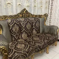 مبل سلطنتی با منبت کاری|مبلمان خانگی و میز عسلی|قرچک, پویینک|دیوار