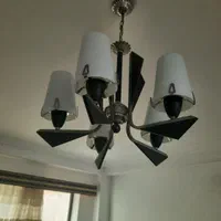 یک جفت لوستر پنج شعله