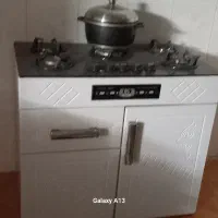گاز ۵ شعله صفحه شیشه ای نسوز
