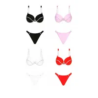 ست شورت سوتین کبریتی کاپدار بند پیچی