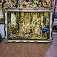 تابلو فرش پیانو زن ۱۰۰*۱۵۰|تابلو فرش|تهران, علم و صنعت|دیوار