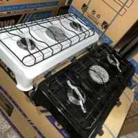 اجاق‌گازهای ۲شعله و۳شعله درابعاد مختلف ۲سال گارانت