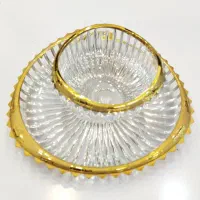 سرویس پذیرایی فانتوم لب طلا/45 پارچ/کریستال شیراز