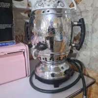 سماور ۸ لیتری طرح جدید به همراه قوری کاملا سالم
