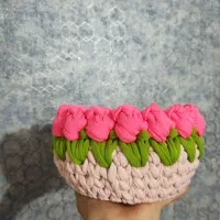 سبد تریکویی|صنایع دستی و سایر لوازم تزئینی|جم, |دیوار