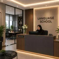 منشی آموزشگاه زبان