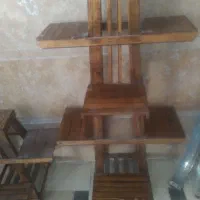 استند چوبی گل