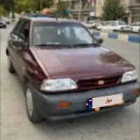 پراید عنابی شاسی سالم مدل 86