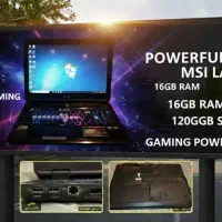 msiGX60 گیمینگ قدرتمند  رم 16 SSD آماده کار و بازی