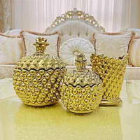 قندان شکلات خوری فنجان  جاقاشقی طلایی