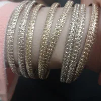 النگوطلا  مدل گلبهار  سایز ۲و زنجیر