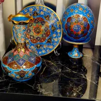 گردنبند قدیمی ، تسبیح اصل، شیرینی خوری مسی و .|کلکسیون اشیاء عتیقه|قائم‌شهر, |دیوار