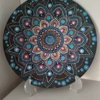 فروش  بشقاب سفالی. تابلو  رنگ روغن