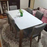 میز نهارخوری ۶ نفره|میز و صندلی غذاخوری|کرج, باغستان|دیوار