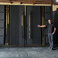 درب آهنی  حیاطی و باغی وپالت سازی|مصالح و تجهیزات ساختمان|پاکدشت, پاکدشت (مامازند)|دیوار