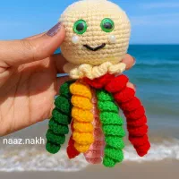 عروسک عروس دریایی بافتنی