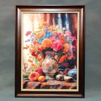 تابلو  فرش  ایات قرانی و نقاشی فرانسوی