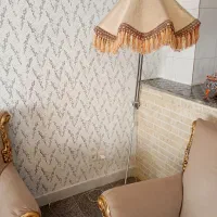 آباژور پایه استیل|چراغ خواب و آباژور|تویسرکان, |دیوار