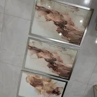 تابلو سه تایی و تابلو طرح آبرنگیچراغ دار