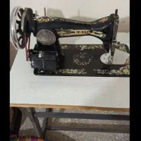 چرخ خیاطی با پایه و پدال اصلی ژاپنی اصل|چرخ خیاطی و ریسندگی|کوهدشت, |دیوار