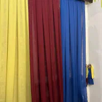 پرده های رنگی و‌بسیار شیک با بافت خیلی خوشگل