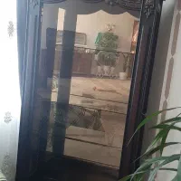 بوفه ی چراغ دار قهوه آینه ای