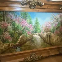 تعدادی تابلوفرش به انضمام یک عددساعت|تابلو فرش|رشت, کاکتوس|دیوار