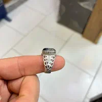 انگشتر نقره با عقیق اصل معدنی