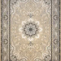 فرش ۱۲۰۰شانه بنفشه کرم