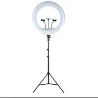 رینگ لایت 18 اینچ حرفه‌ای کنترل دار