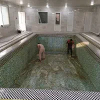 نظافت و شستشوی استخر سونا جکوزی