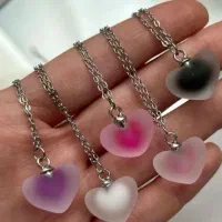 گردنبد قلب مخملی