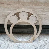 قاب آینه ام دی اف چوب دور آیینه cnc برشکاری فانتزی|صنایع دستی و سایر لوازم تزئینی|مشهد, سرافرازان|دیوار
