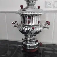 سماور هشت لیتری درحد نو یک سال استفاده شده|سماور، چای‌ساز، قهوه‌ساز|قم, قلعه کامکار|دیوار