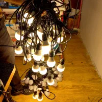 ریسه آماده نصب فروش متری|ریسه و چراغ تزئینی|شیراز, فخرآباد (دروازه کازرون)|دیوار