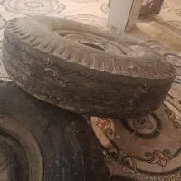 رینگ نیسان و لاستیک با بچه رینگ و شال و تیوپ