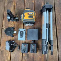 تراز لیزری 16 خط نورسبز اینتی مکس با لوازم کامل|ابزارآلات|نسیم‌شهر, |دیوار