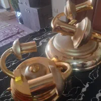 لوستر برنجی سقفی|لوستر و چراغ آویز|اهواز, کمپلو شمالی|دیوار