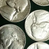 سکه قدیمی  خارجی ۵سنت آمریکا