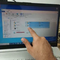 لپ تاپ hp لمسی i3 نسل ۱۱|رایانه همراه|رشت, رودباری|دیوار