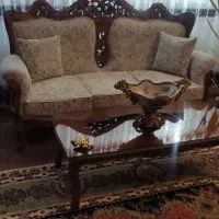 مبل نه نفره باسه عدد جلو مبلی عالی