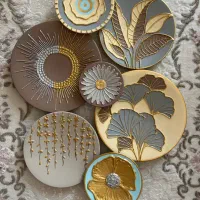 دیوارکوب سفالی|صنایع دستی و سایر لوازم تزئینی|دابودشت, |دیوار