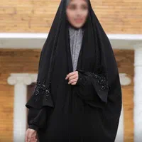 چادر جده عربی دانشجویی ساده ایرانی کد RH55