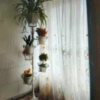جا گلدانی فلزی فرفوژه ای