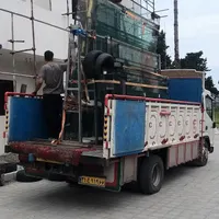 حمل ونقل ماشین خرک دار شیشه ودرب وپنجره
